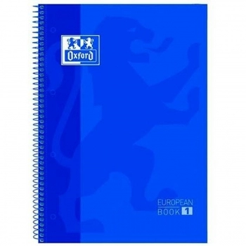 Cuaderno Oxford European Book Azul marino A4 5 Unidades