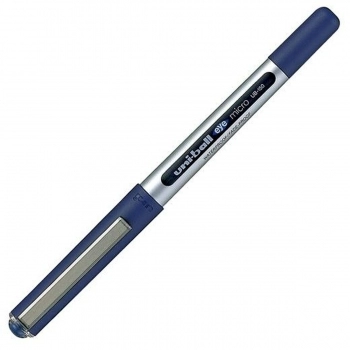 Bolígrafo de tinta líquida Uni-Ball Eye Micro UB-150 Azul 12 Unidades