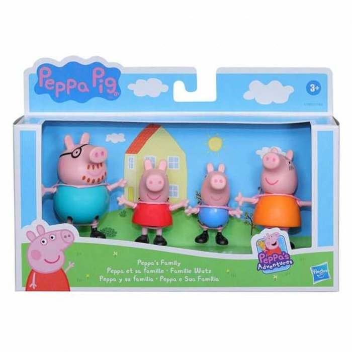 Set de Figuras Hasbro Peppa Pig Family 4 Piezas