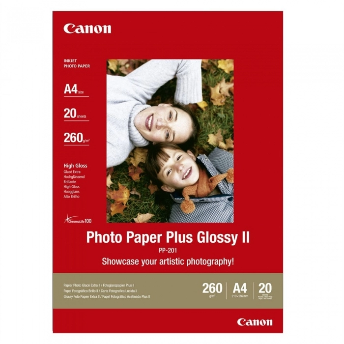 Papel Fotográfico Brillante Canon Plus Glossy II A4