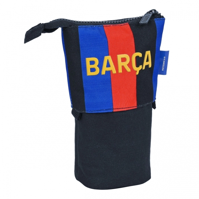 Estuche Cubilete F.C. Barcelona Granate Azul marino (8 x 19 x 6 cm)