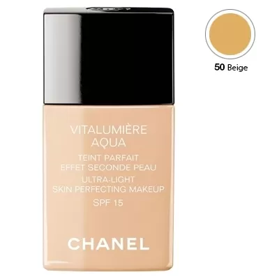 Vitalumiere Aqua Ultra-Light Skin Perfecting Makeup by Chanel 70 Beige  SPF15 30ml
