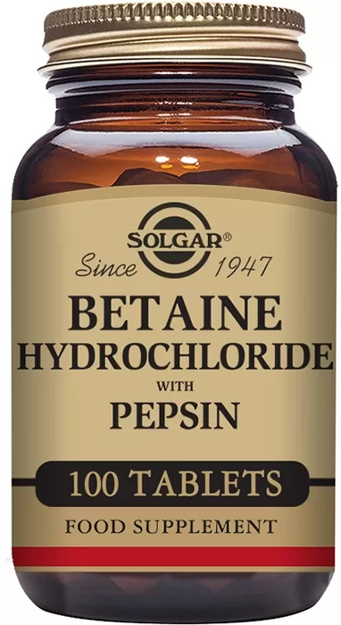Betaína Clorhidrato con Pepsina Betaína Clorhidrato con Pepsina
