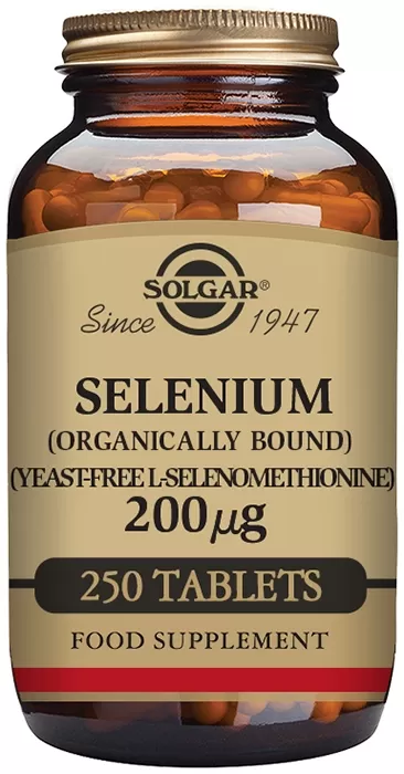 Selenio 200 µg (Sin levadura)