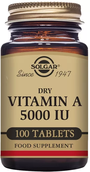 Vitamina A Seca 5000 UI (palmitato) Vitamina A Seca 5000 UI (palmitato)