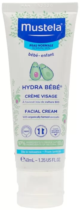 Hydra Bebé crema facial con aguacate BIO
