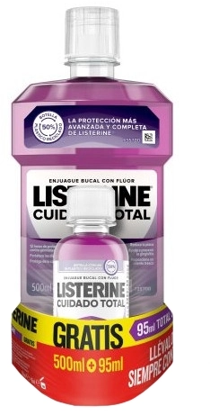 Enjuague Bucal Cuidado Total 500ml + 95ml Enjuague Bucal Cuidado Total 500ml + 95ml