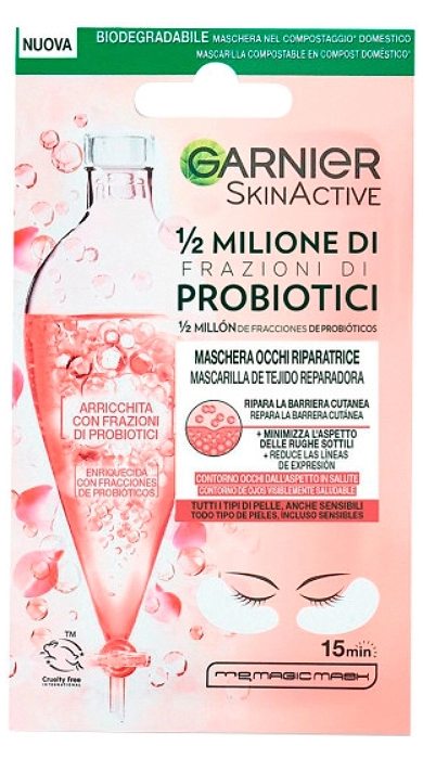 SkinActive 1/2 Milioni Di Frazioni Di Probiotici Maschera Occhi Riparatrice