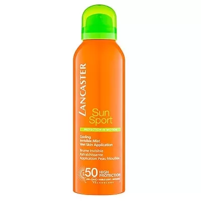 Sun Sport Cooling Invisible Mist Wet Skin Application SPF50