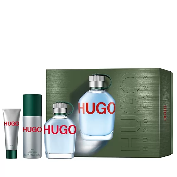 Set Hugo 125ml + Desodorante Spray 150ml + Gel 50ml Set Hugo 125ml + Desodorante Spray 150ml + Gel 50ml