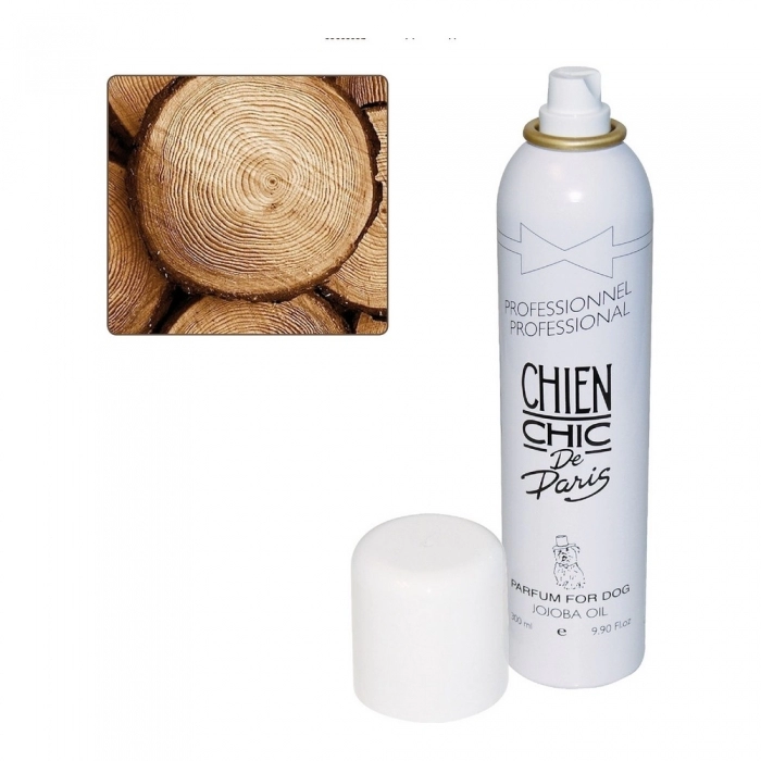 Perfume para Mascotas Chien Chic Perro Spray Amaderado (300 ml)