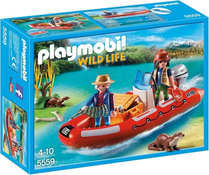 Playmobil Bote Hinchable con Exploradores