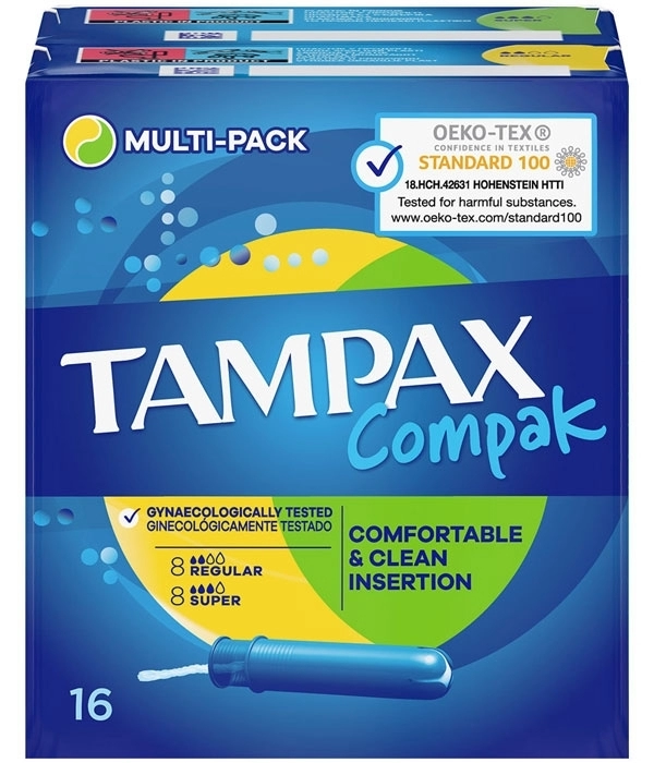 Tampax Compak Multipack Regular 8uds + Super 8uds