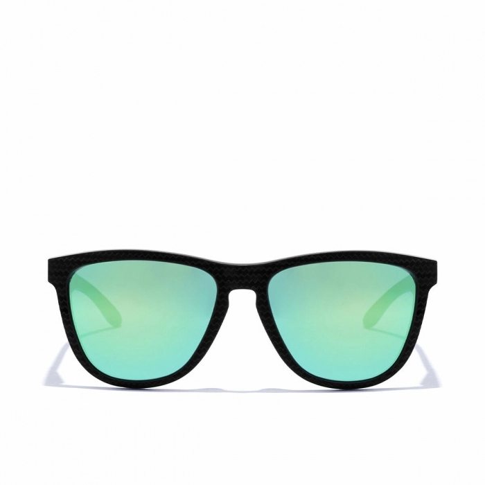 Gafas de sol polarizadas Hawkers One Raw Carbon Fiber Negro Verde Esmeralda (Ø 5