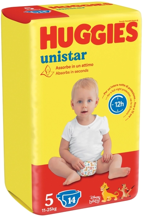 Huggies Unistar Talla 5 11-25kg