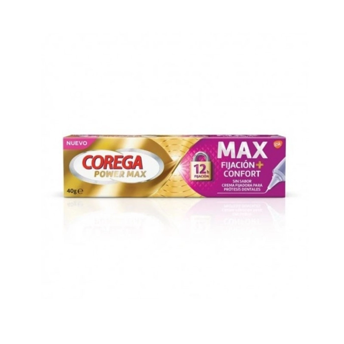 Corega Max Fijación + Confort Sin Sabor Corega Max Fijación + Confort Sin Sabor