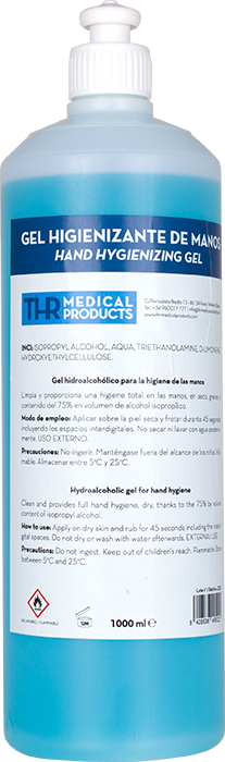 Gel Higienizante de Manos 1000ml Gel Higienizante de Manos 1000ml