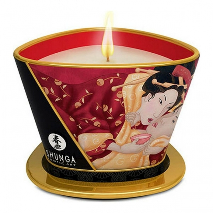 Vela de Masaje Fresa Shunga (170 ml)