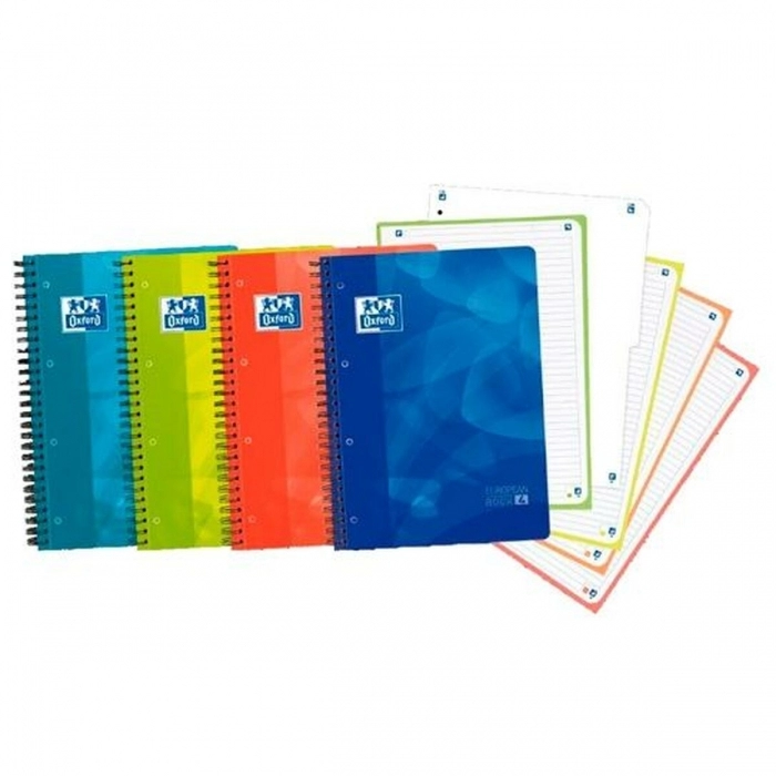 Cuaderno Oxford European Book 4 Multicolor A4 5 Unidades