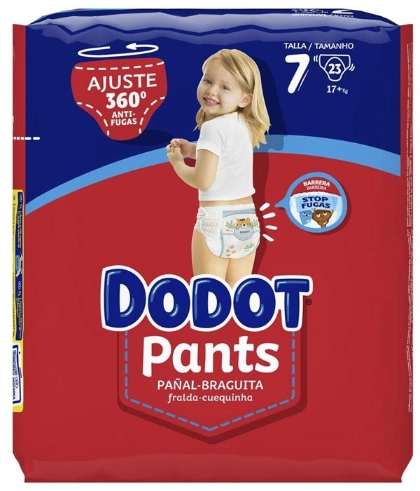 Pants pañal & braguita unisex de 9 a 15 kg talla 4 paquete 33 unidades ·  DODOT · Supermercado El Corte Inglés El Corte Inglés