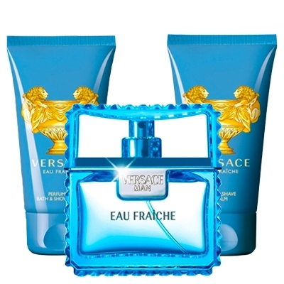 Set Versace Man Eau Fraiche 50ml + Gel 50ml + After Shave 50ml Set Versace Man Eau Fraiche 50ml + Gel 50ml + After Shave 50ml