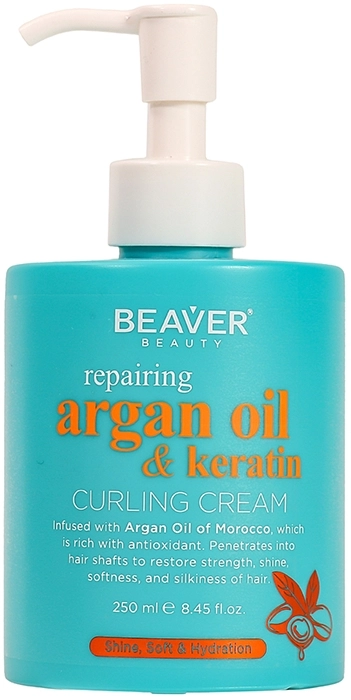 Argan Oil & Keratin Curling Cream Argan Oil & Keratin Curling Cream