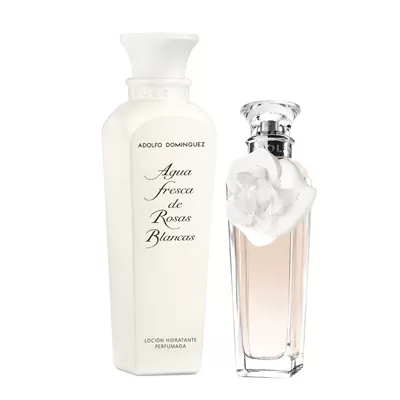 Set Agua Fresca de Rosas Blancas 120ml + Body Lotion 300ml Set Agua Fresca de Rosas Blancas 120ml + Body Lotion 300ml