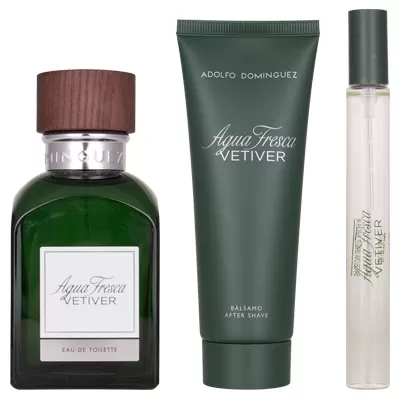 Set Agua Fresca Vetiver 120ml + After Shave 75ml + 20ml Set Agua Fresca Vetiver 120ml + After Shave 75ml + 20ml