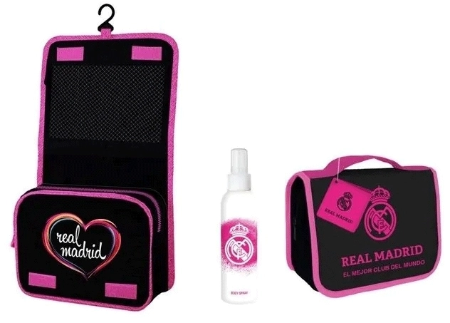 Set Real Madrid Body Spray Corporal 150ml + Neceser