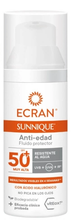 Sunnique Fluido Protector Anti-edad SPF50+ Sunnique Fluido Protector Anti-edad SPF50+