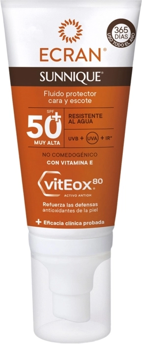 Sunnique Fluido Protector Cara y Escote SPF50+ Sunnique Fluido Protector Cara y Escote SPF50+