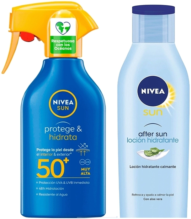 Sun Protege & Hidrata Spray SPF50+ 270ml + After Sun Hidratante 200ml