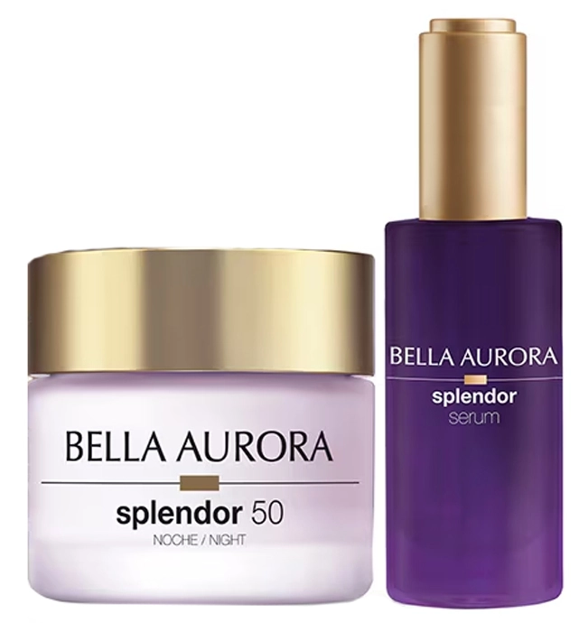 Set Crema Anti-Edad Noche 50ml + Serum Iluminador Noche 30ml