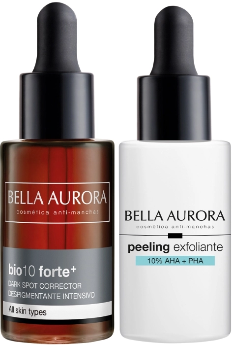 Set Bio10 Forte+ Sérum Despigmentante Intensivo 30ml + Peeling Exfoliante 30ml