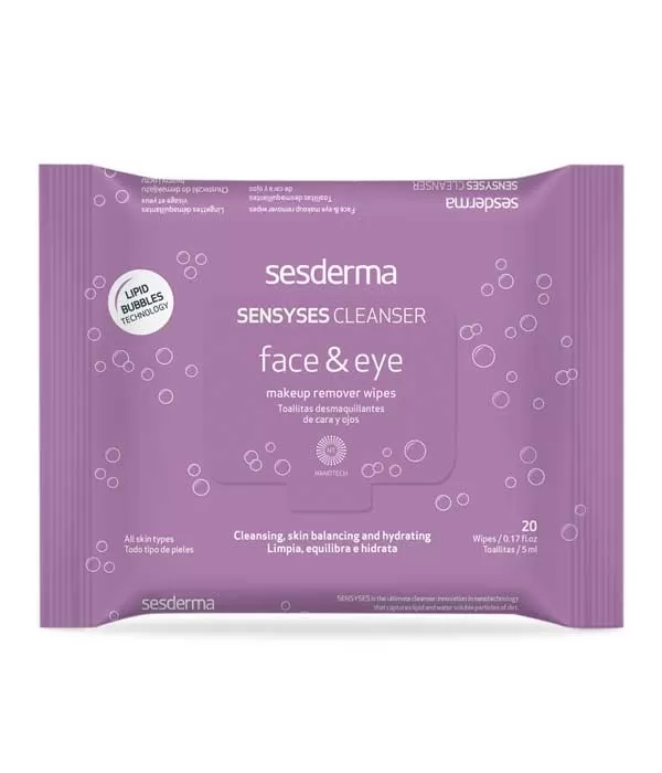 Sensyses Cleanser Face & Eye Toallitas Sensyses Cleanser Face & Eye Toallitas