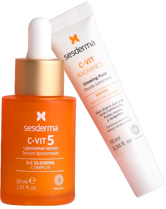 Set C-VIT 5 Liposomal Serum 30ml + C-VIT Radiance Glowing Fluid 10ml