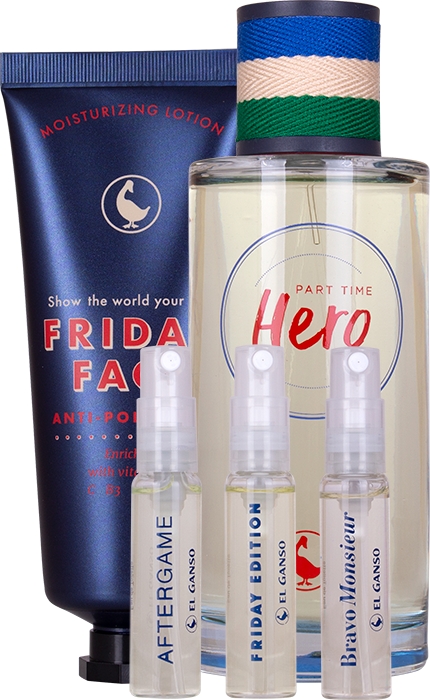 Set Part Time Hero 125ml + Loción Facial 75ml + Viales Set Part Time Hero 125ml + Loción Facial 75ml + Viales