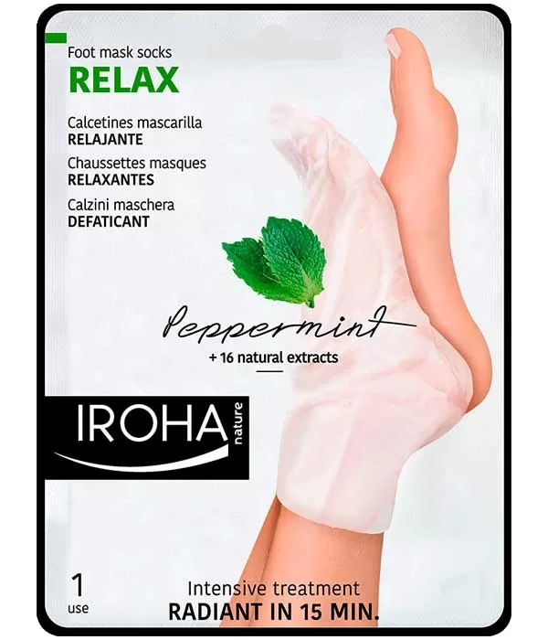 Calcetines Mascarilla Relax & Hidratación de Menta Calcetines Mascarilla Relax & Hidratación de Menta