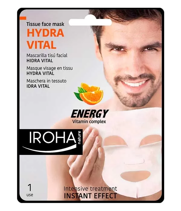 Mascarilla Tisú Facial HIDRA VITAL + Vitamin Complex Mascarilla Tisú Facial HIDRA VITAL + Vitamin Complex