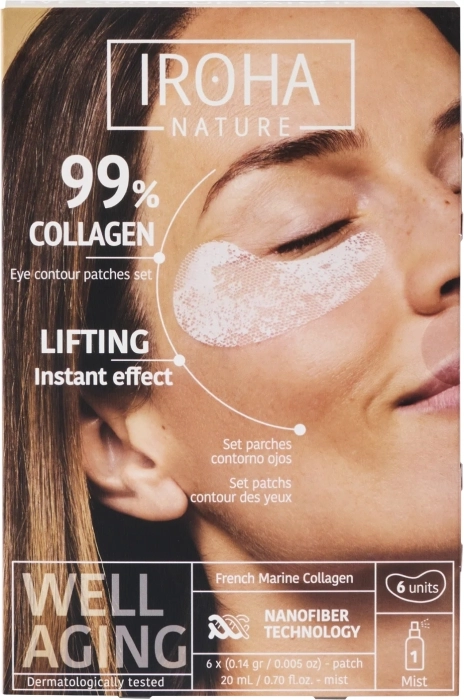 Parches Contorno de Ojos 99% Colágeno Parches Contorno de Ojos 99% Colágeno