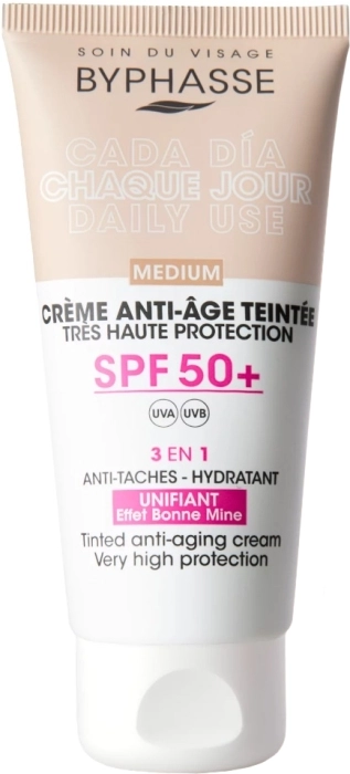 Crème Anti-âge Teintée SPF50+