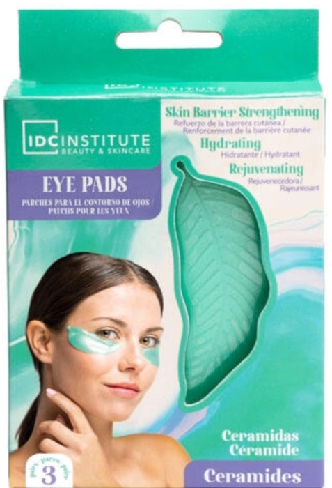 Parches para el contorno de ojos de ceramidas