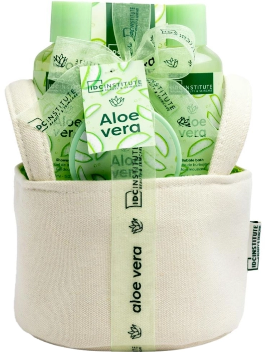 Set Aloe Vera Gel 150ml + Baño de Burbujas 150ml + Sales 150g + Crema 50ml
