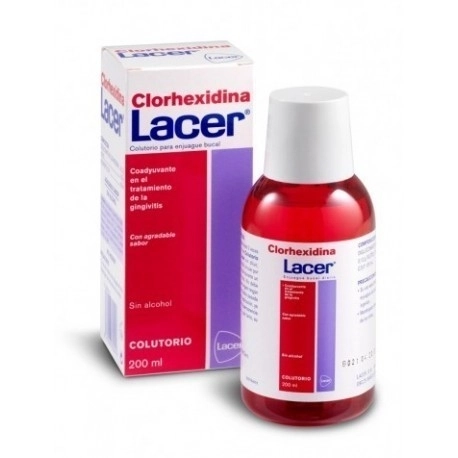 Clorhexidina lacer colutorio 200 ml Clorhexidina lacer colutorio 200 ml