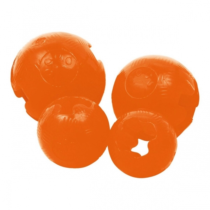 Juguete para perros Gloria TPR Naranja (9,5 cm)