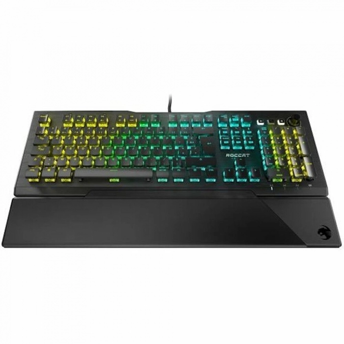 Teclado Bluetooth con Soporte para Tablet Roccat VULCAN PRO Negro Francés AZERTY Teclado Bluetooth con Soporte para Tablet Roccat VULCAN PRO Negro Francés AZERTY