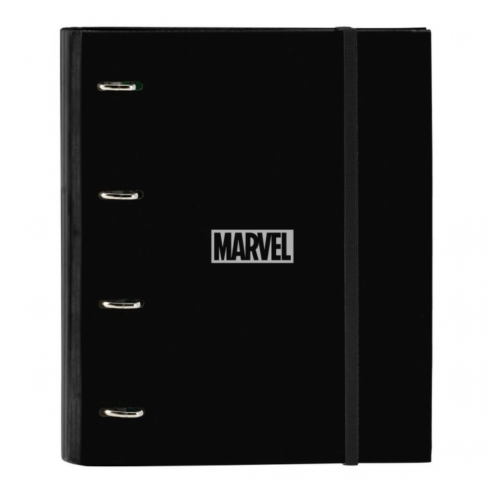 Carpeta de anillas Marvel 542175666 A4 Negro (35 mm)