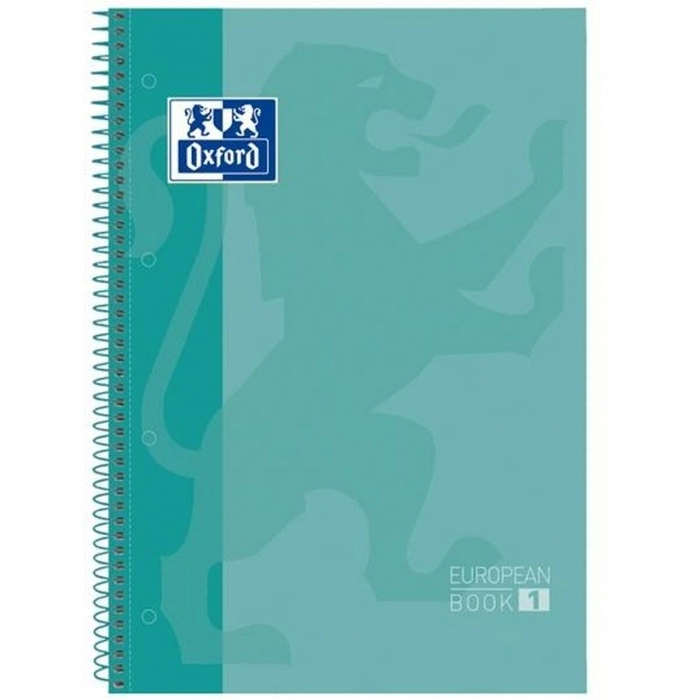 Cuaderno Oxford European Book Ice Menta A4 5 Unidades