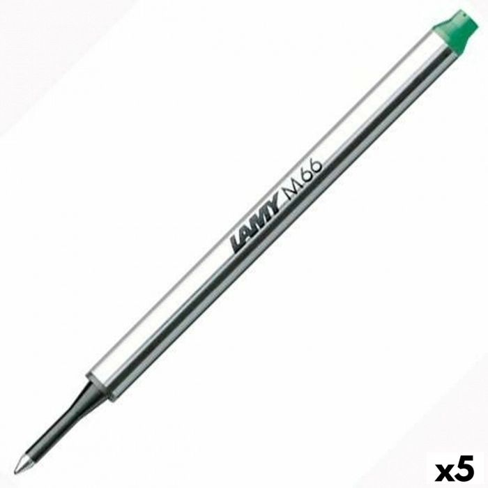 Recambio para bolígrafo Lamy Rollerball M66 Verde 1 mm (5 Unidades) Recambio para bolígrafo Lamy Rollerball M66 Verde 1 mm (5 Unidades)