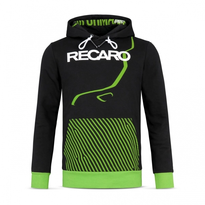 Sudadera con Capucha Hombre Recaro DYNAMIC Negro (Talla M) Sudadera con Capucha Hombre Recaro DYNAMIC Negro (Talla M)
